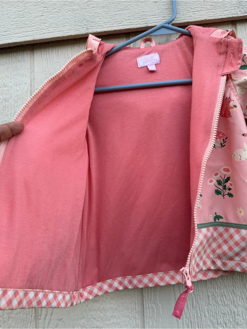 Stephen Joseph Raincoat - Strawberry Fields Girls Raincoat Sz 2T